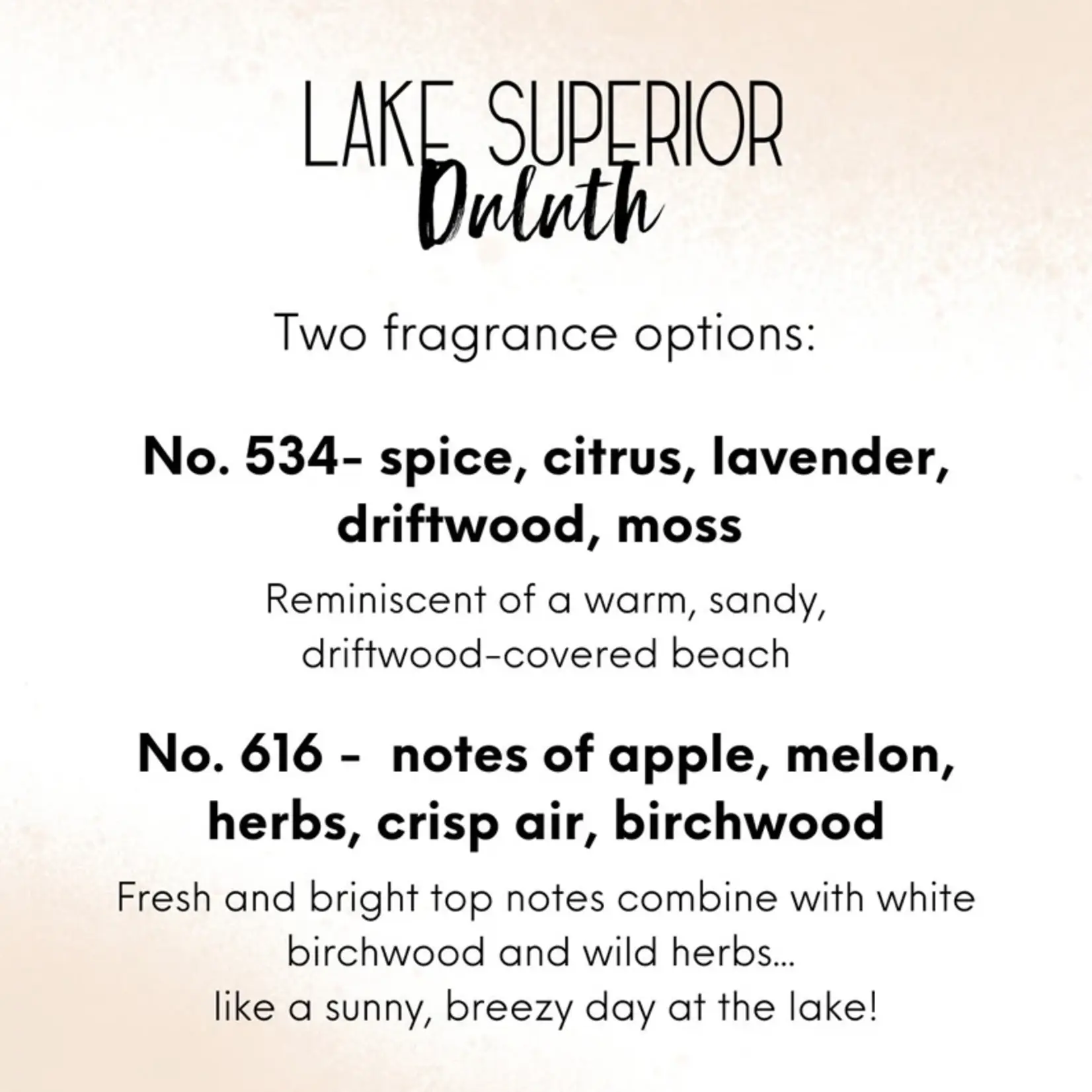 Lake Escape Candle Co 5 oz. “Duluth” Lake Superior Gel Candle (No. 616) | Lake Escape Candle Co