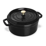 Staub 7-qt Round Dutch Oven - Black | Staub