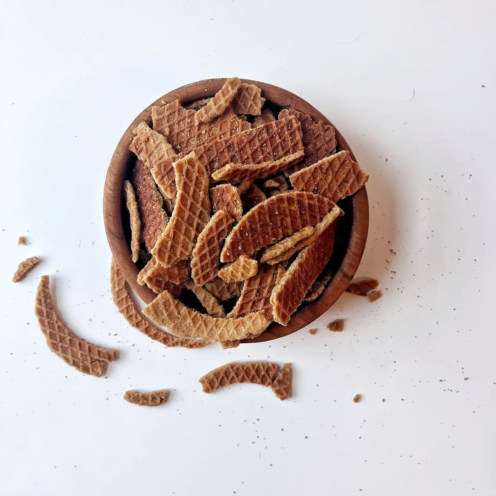 Lancaster Stroopie Co Stroopwafel Pieces - 8 oz Caramel Bag | Lancaster Stroopie Co