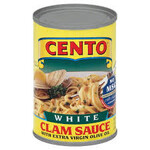 Cento Clam Sauce with Extra Virgin Olive Oil, White