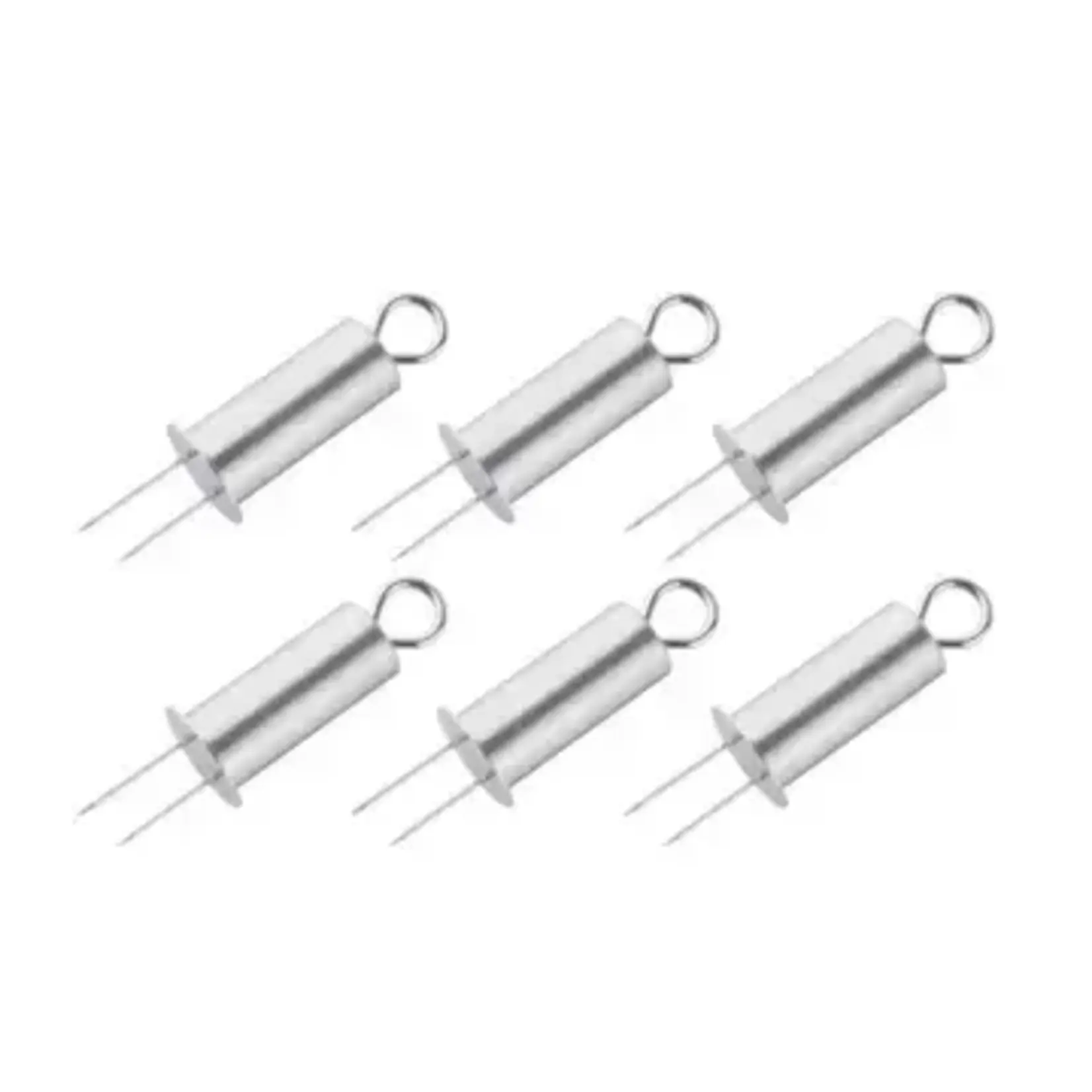 Tablecraft Stainless Steel Corn Holders, Set of 6