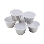Tablecraft 5 oz Sauce Cups with Clear Lids, Pack of 6