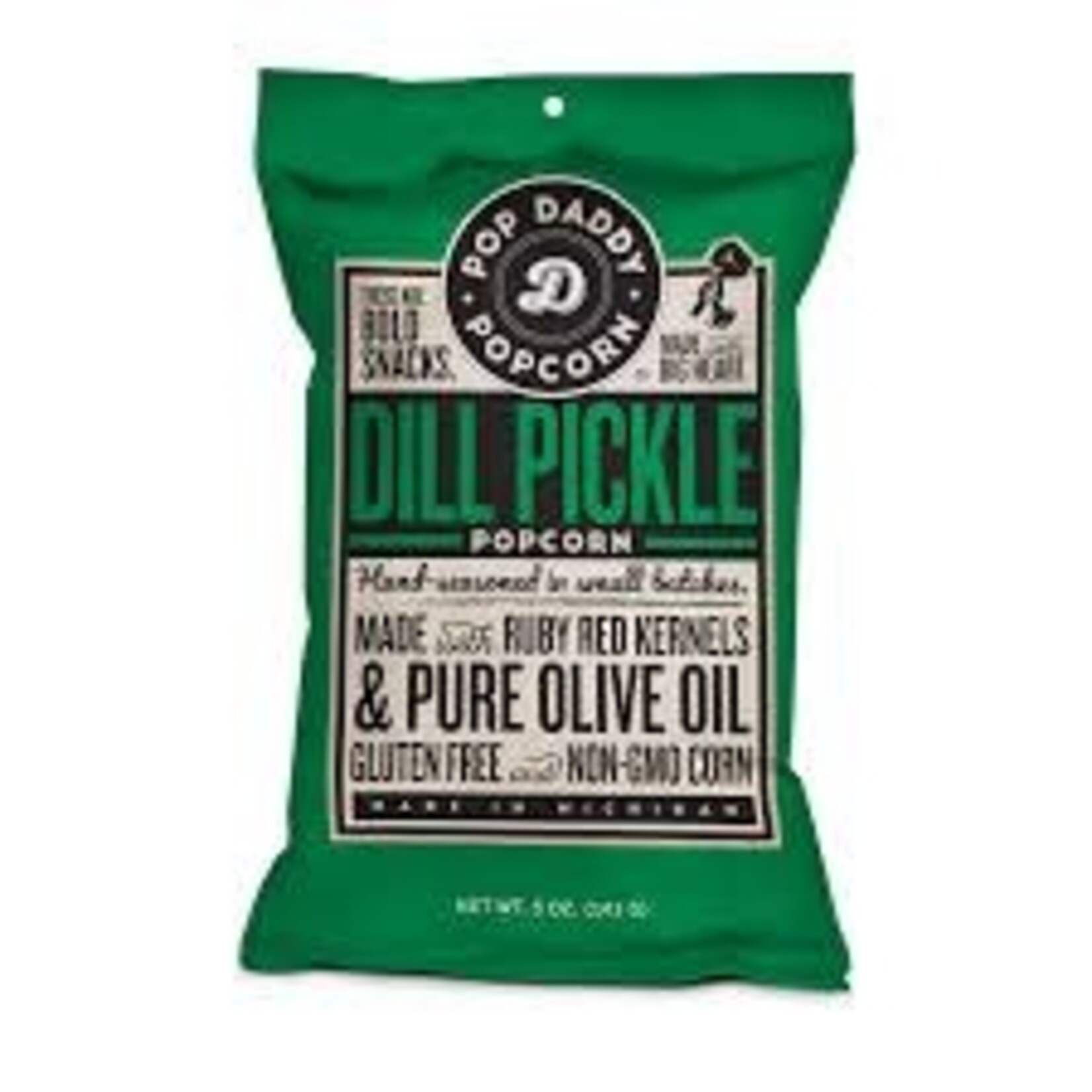 Pop Daddy – Dill Pickle Flavored Popcorn 5.0oz