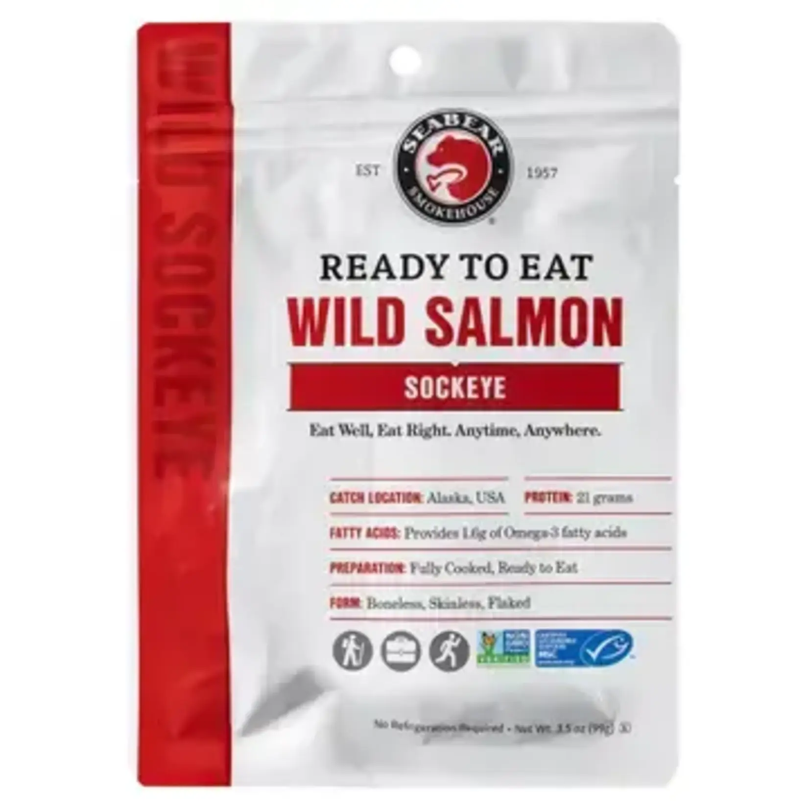 SeaBear Smokehouse Ready-To-Eat Sockeye Salmon