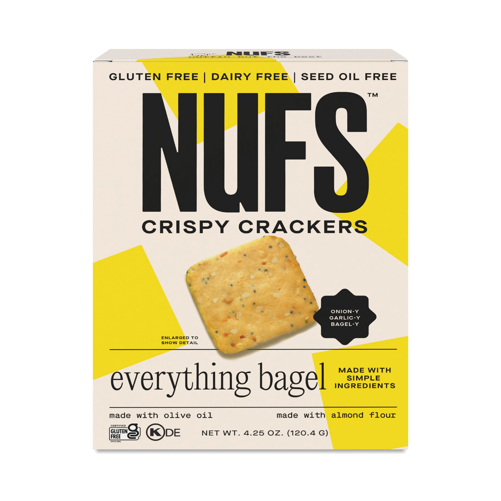 Nufs Everything Bagel Crackers
