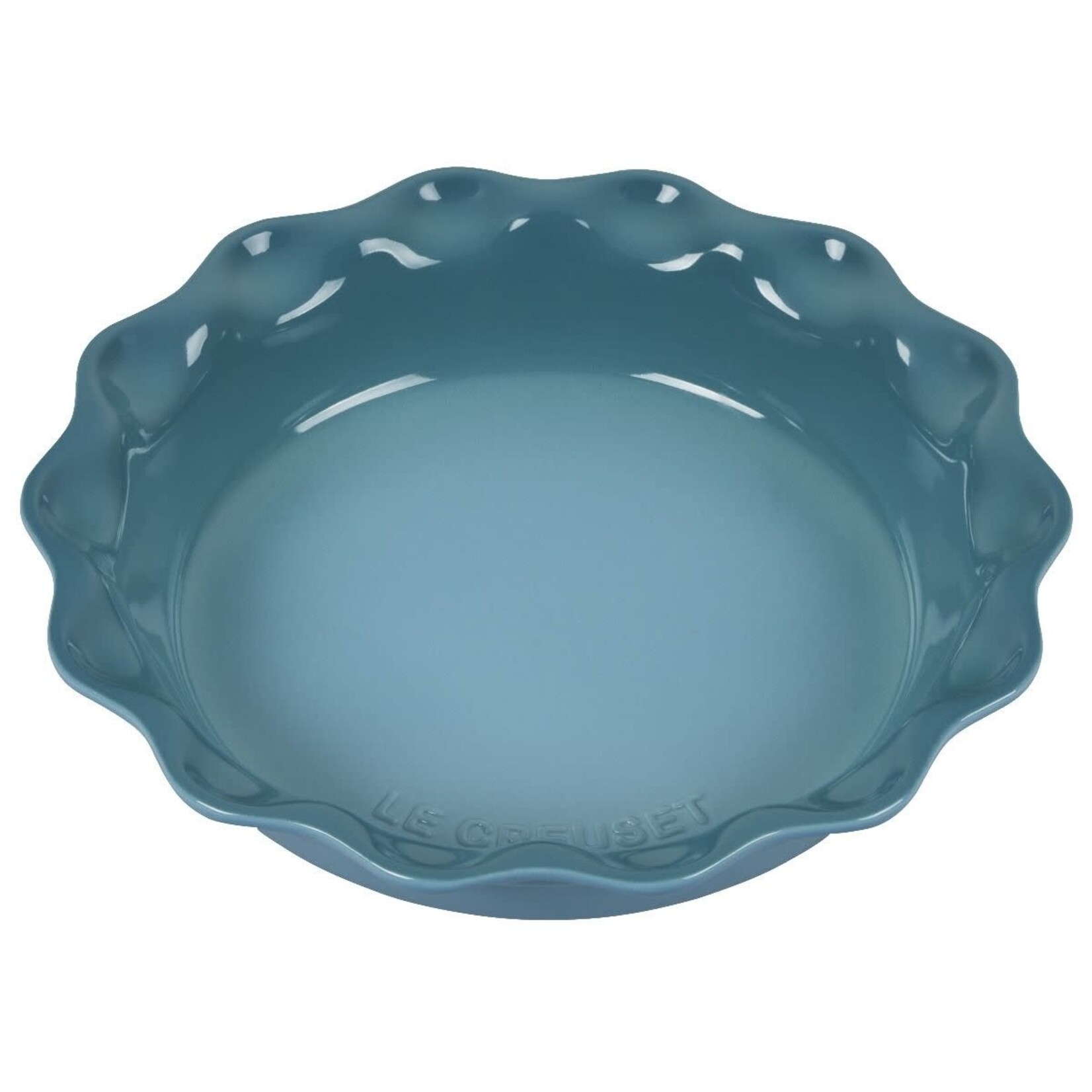 Le Creuset Heritage Fluted Pie Dish 9 In Caribbean, 9" | Le Creuset