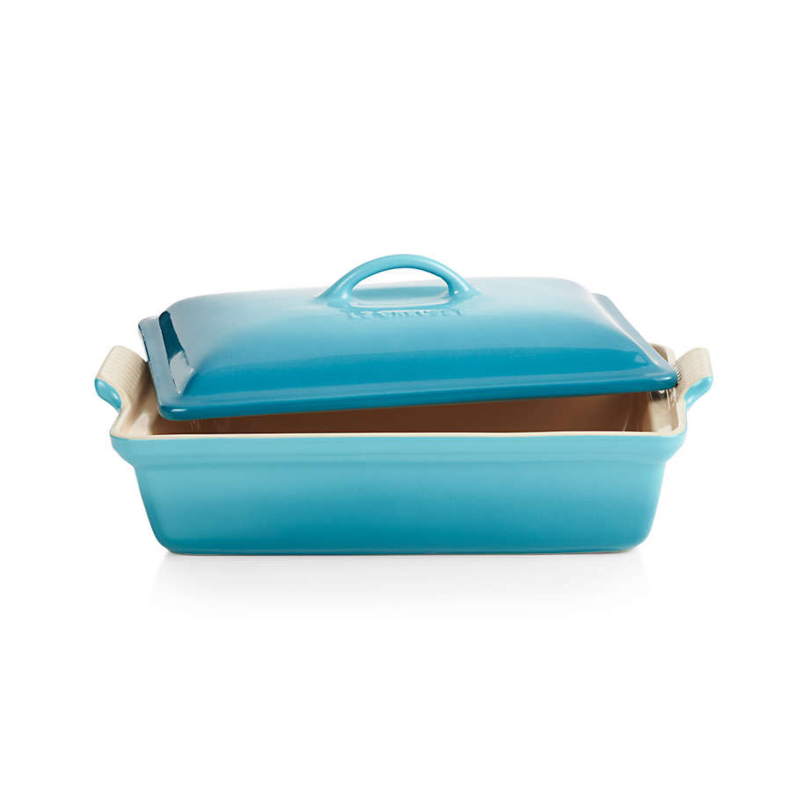 Le Creuset Heritage Covered Rectangular Casserole - Caribbean, 4 qt. (12" x 9") | Le Creuset