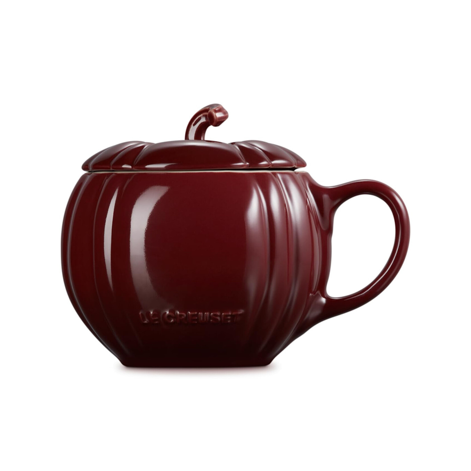 Le Creuset Pumpkin Mug with Lid - Rhone, 14 oz. | Le Creuset