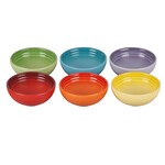 Le Creuset Pinch Bowl Gift Set (Set of 6) - Multi color (Cerise, Flame, Soleile, Palm, Caribbean & Provence) | Le Creuset
