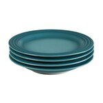 Le Creuset Set of (4) 8.5" Salad Plates - Caribbean - 8.5" | Le Creuset