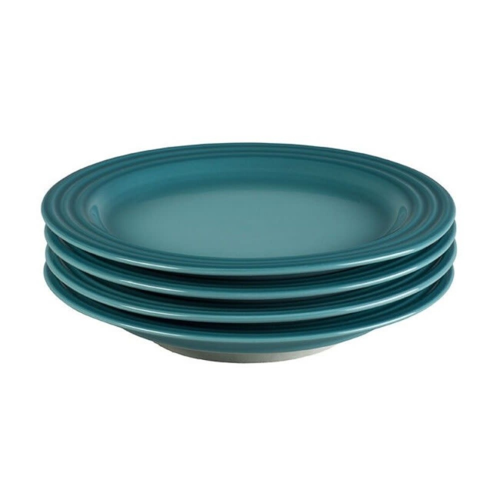 Le Creuset Set of (4) 8.5" Salad Plates - Caribbean | Le Creuset