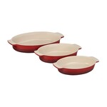 Le Creuset Set Of 3 Classic Oval Dishes Caribbean | Le Creuset
