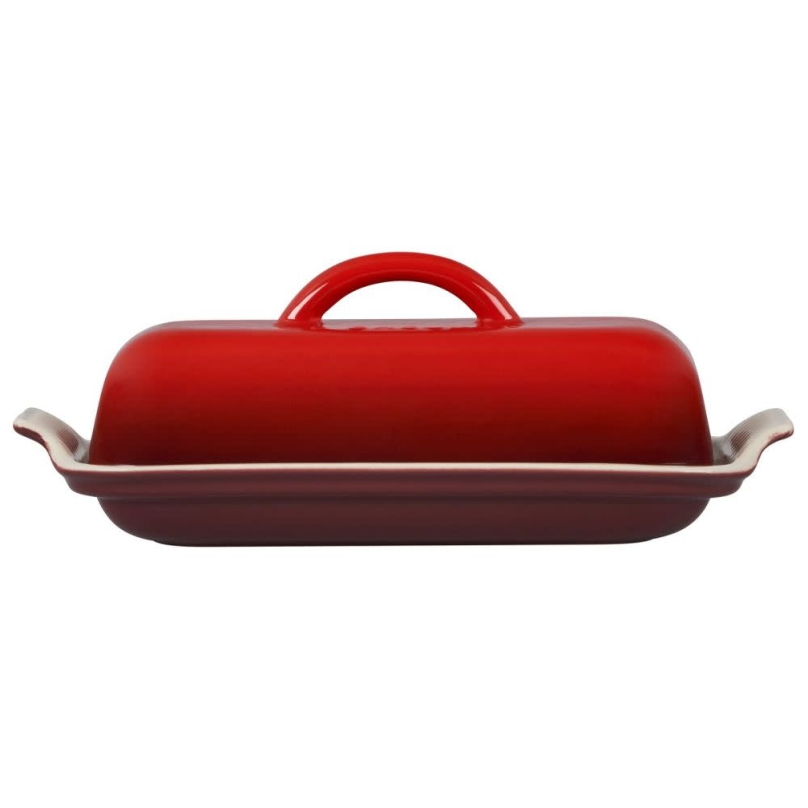 Le Creuset Heritage Butter Dish - Cerise, 8.3" x 4.1" x 3" | Le Creuset