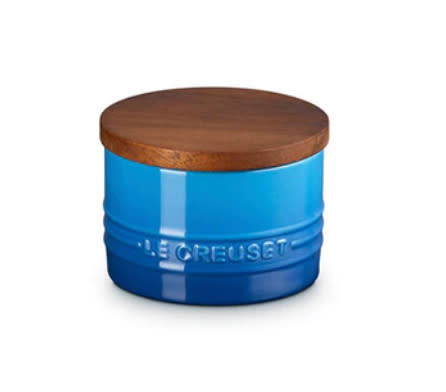 Le Creuset Salt Cellar with Wood Lid - Marseille, 7 oz. | Le Creuset