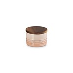 Le Creuset Salt Cellar with Wood Lid - Peche | Le Creuset