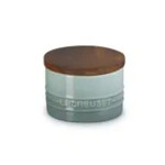 Le Creuset Salt Cellar with Wood Lid - Sea Salt, 7 oz. | Le Creuset