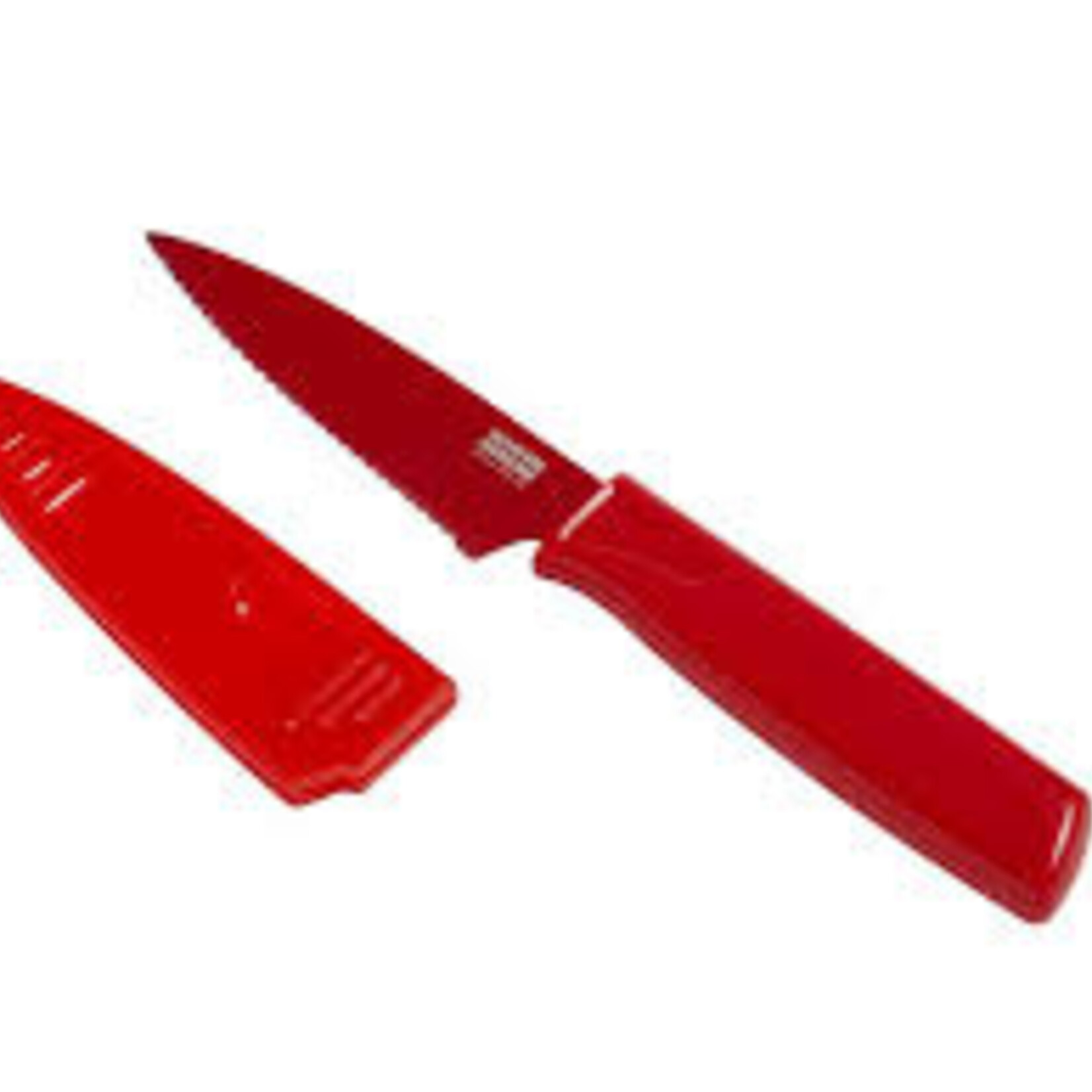 Kuhn Rikon Paring Knife Colori Serrated, Red | Kuhn Rikon