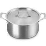 Le Creuset Essential Stainless Steel Deep Round Stockpot Ss Lid 6.25 Qt | Le Creuset