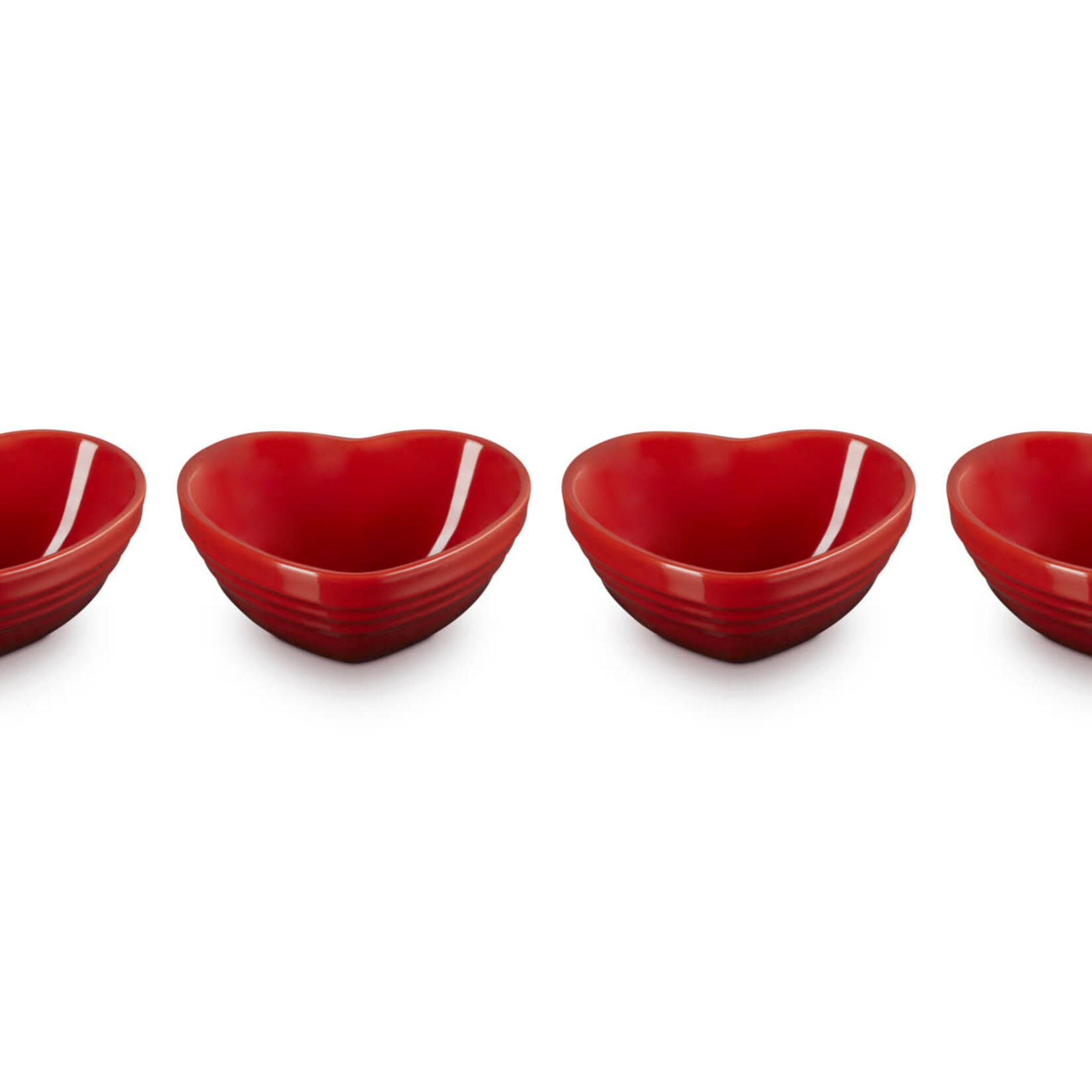 Le Creuset Mini Heart Bowls Set of 4 - Cerise | Le Creuset
