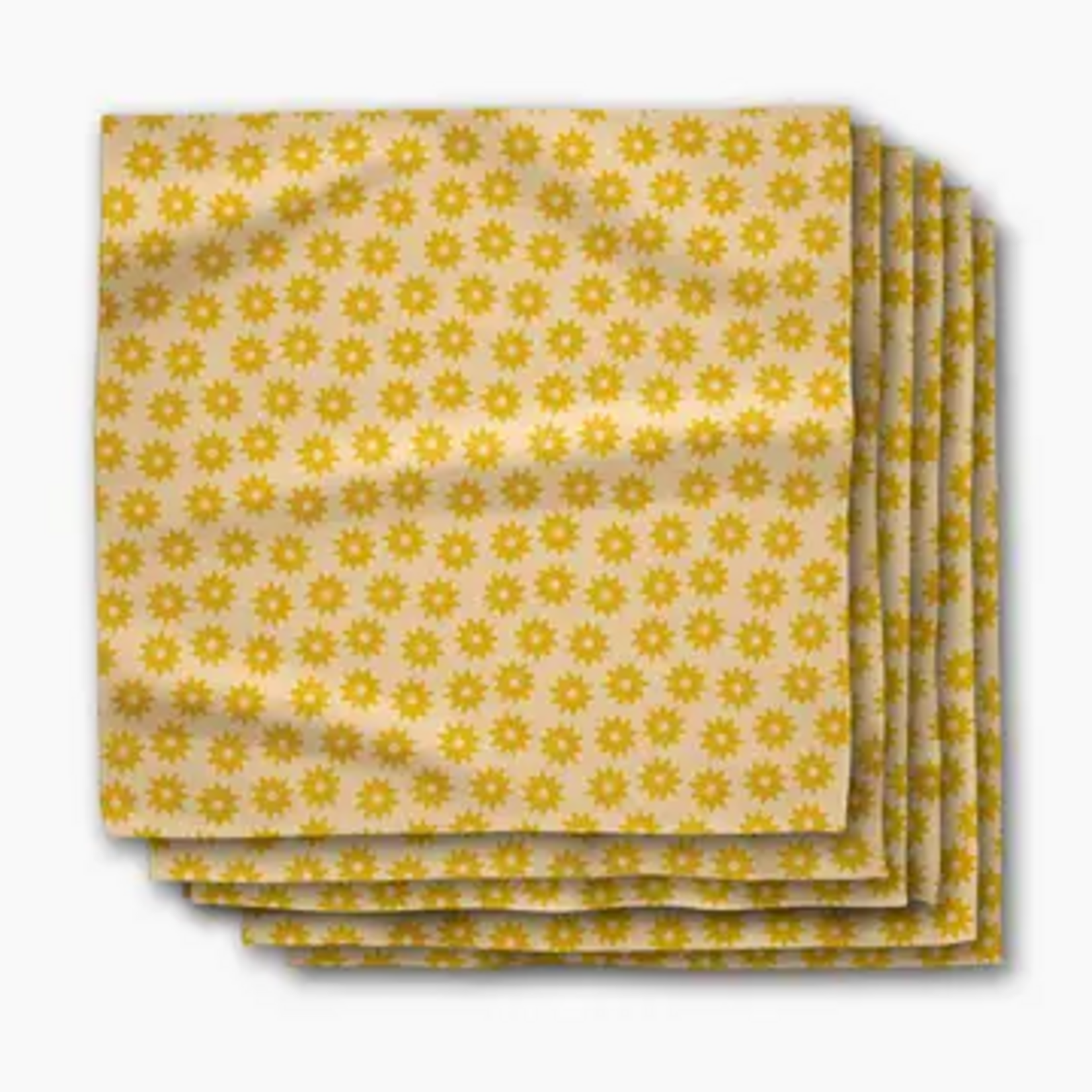 Geometry Sunny Sun Dinner Napkins | Geometry