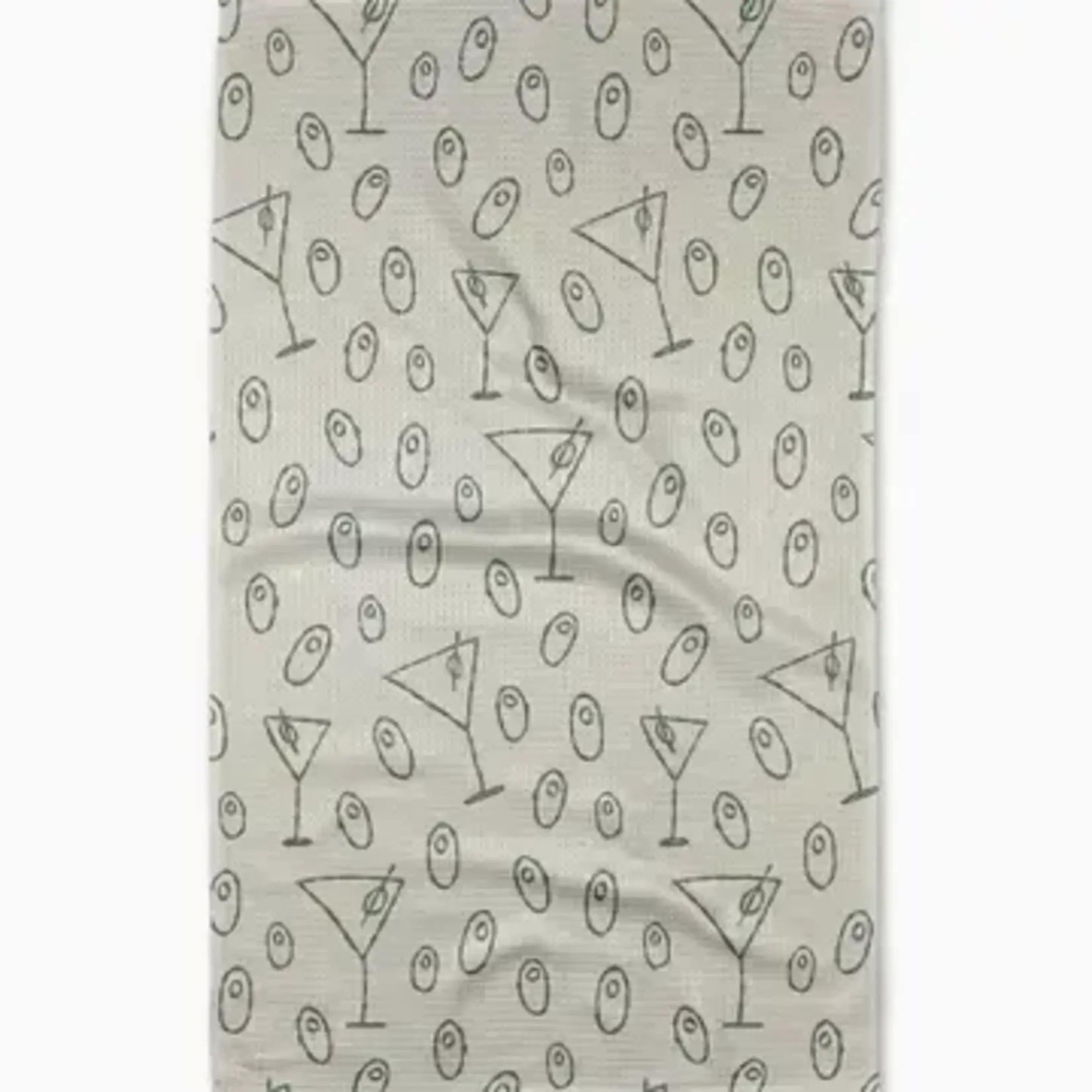 Geometry Dirty Martini Tea Towel | Geometry