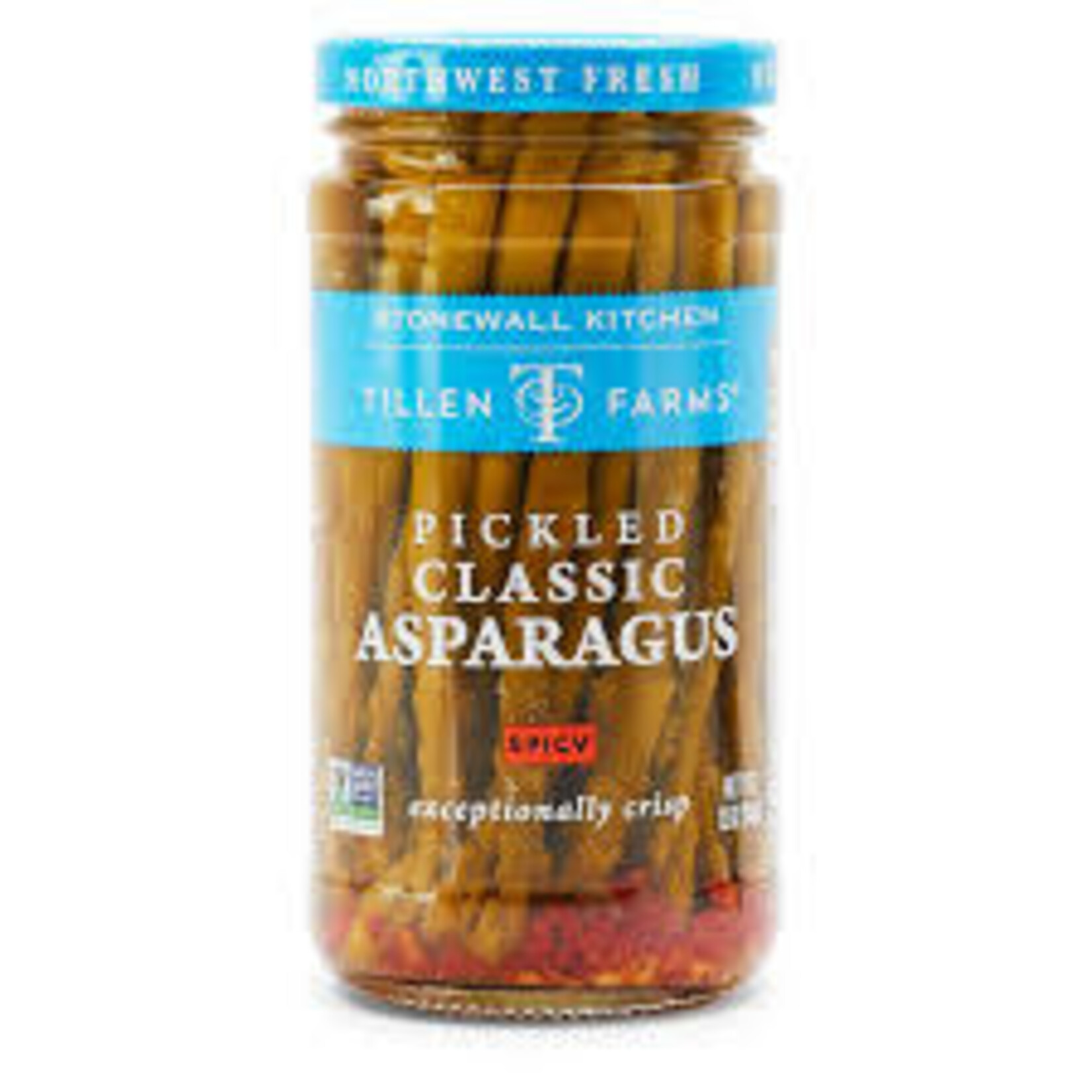 Stonewall Kitchen Pickled Classic Asparagus Spicy 12 oz | Tillen Farms