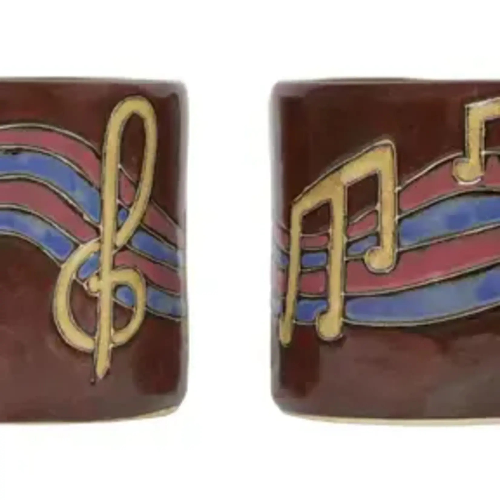 Galleyware Mara Stoneware Musical Notes Mug