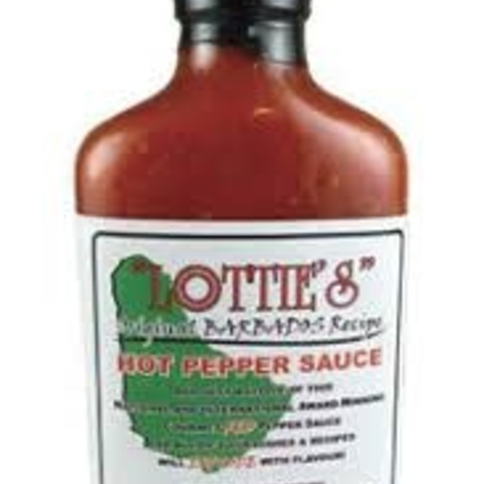 Lottie's Original Barbados Red Hot Pepper Sauce | Heat Rating: 8