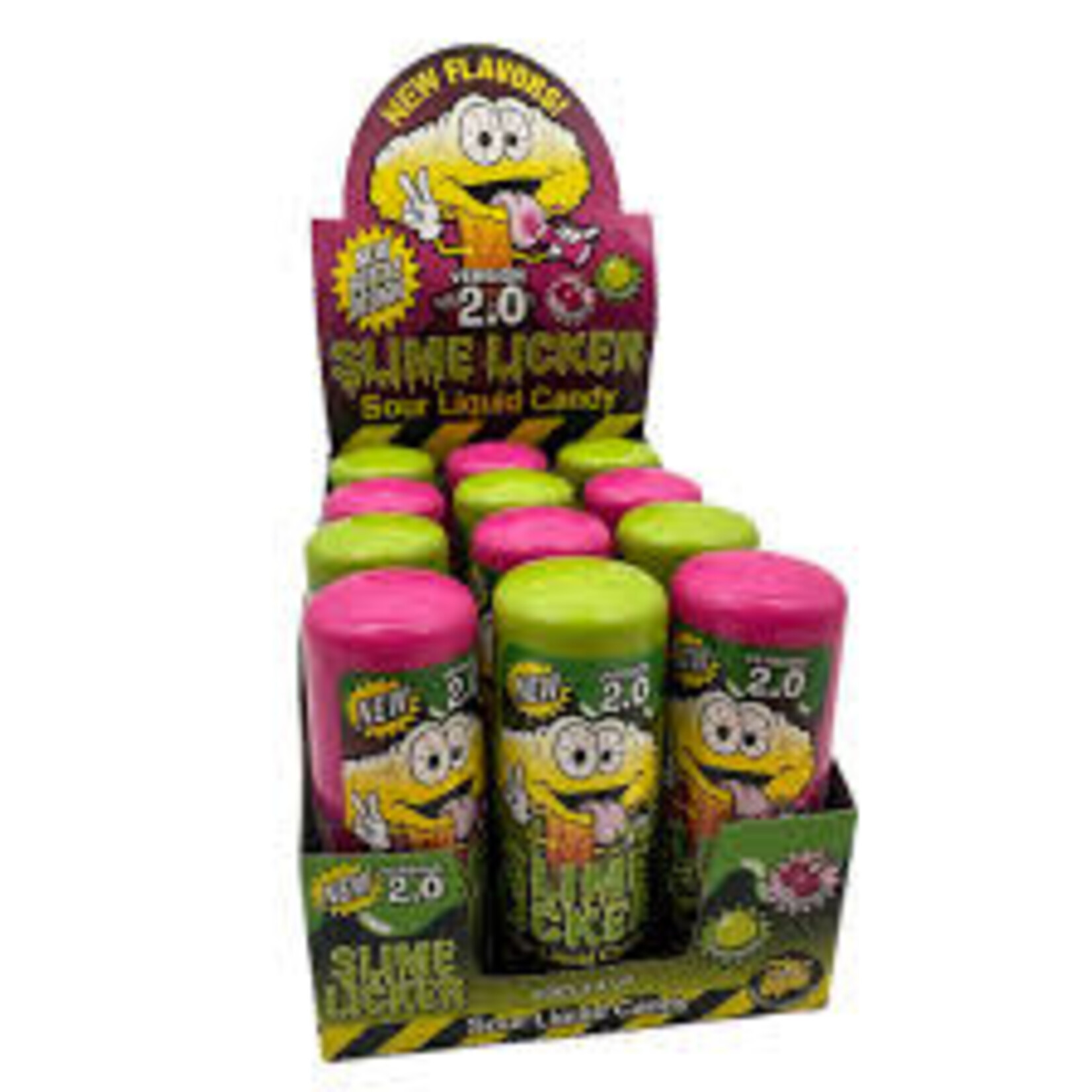 Toxic Waste Slime Licker 2.0, Green Apple/Black Cherry 2oz