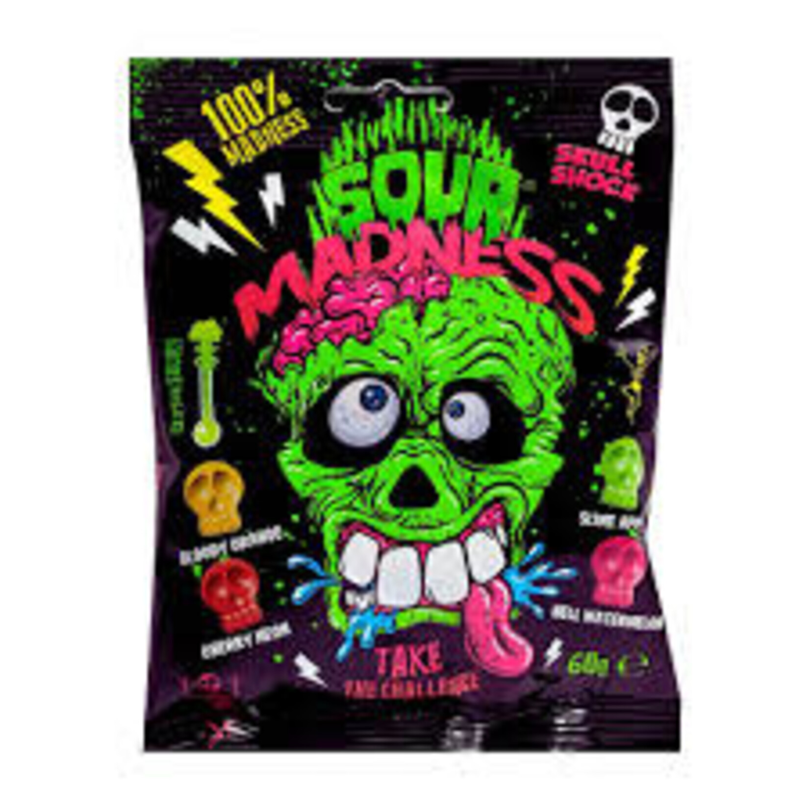 Limited Import - Sour Madness Fruit Hard Candy 60g