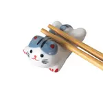 Urban Tokyo Cat Chopsticks Rest 2"L Gray (12/288)
