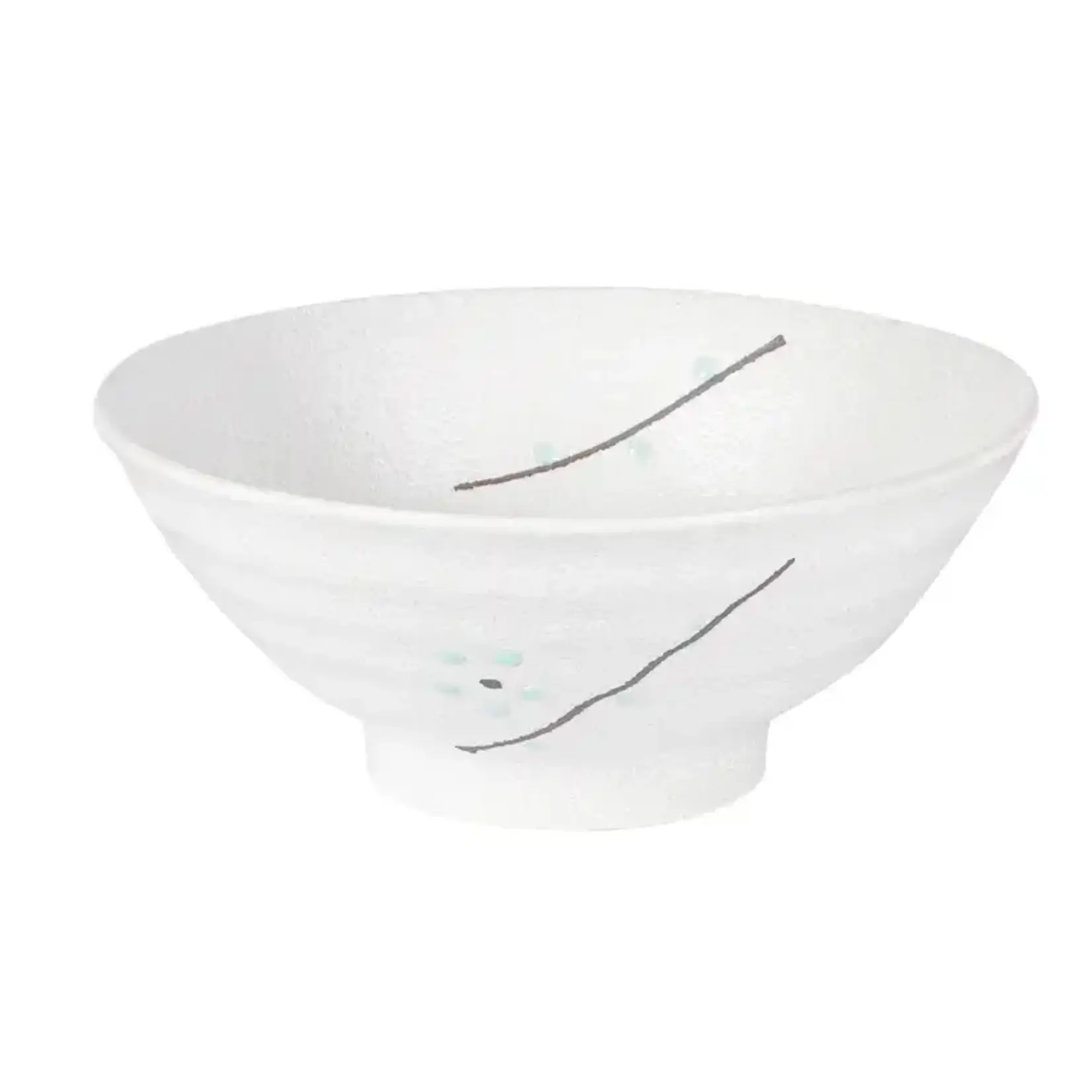 Urban Tokyo Yukino Hana 40oz 8"Dia x 3.5"H Porcelain Large Ramen Bowl (5/20)