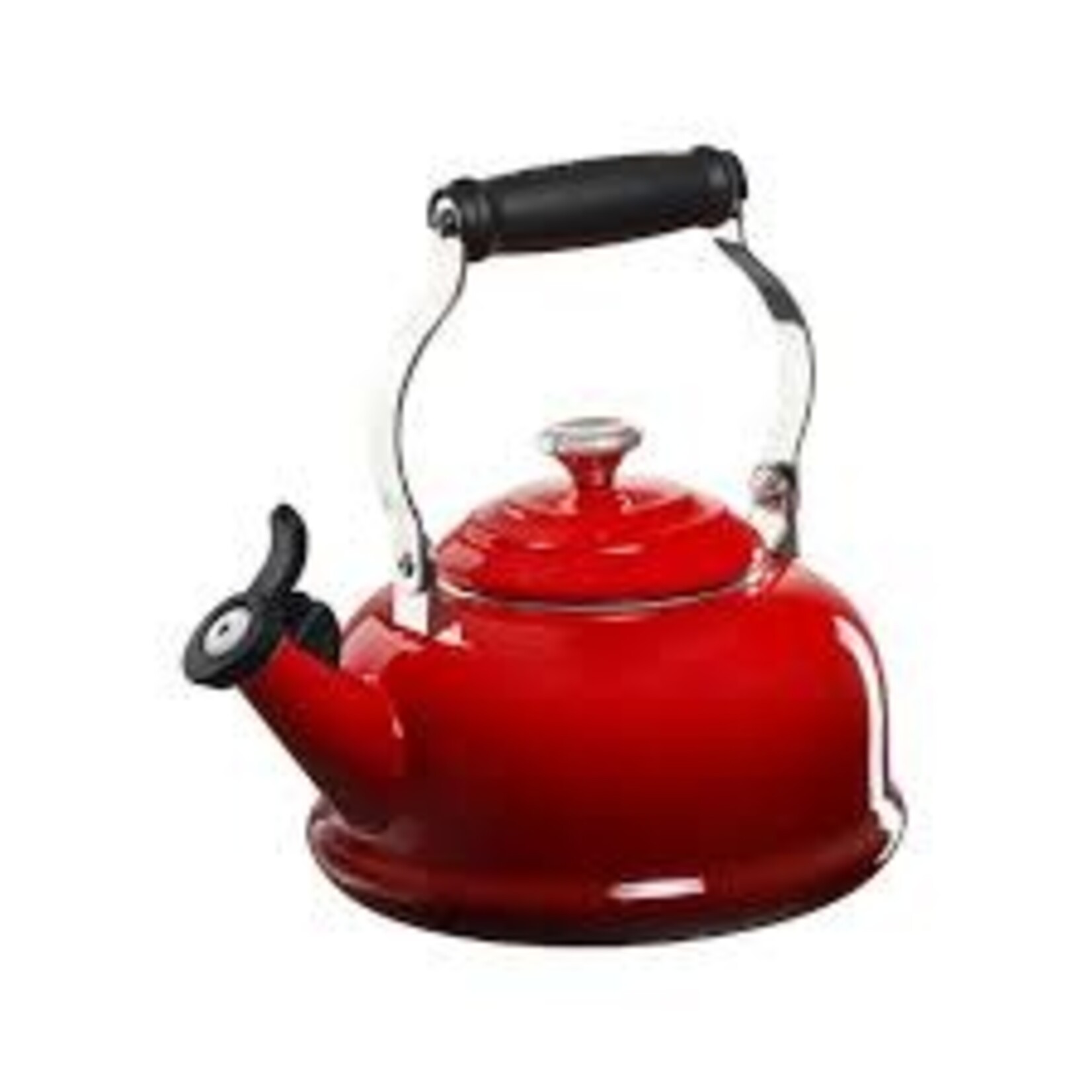 Nicole Manion & Matthew Warren Registry Le Creuset Whistling Kettle - Cerise w/ SS Knob, 1.7 qt. | Nicole Manion & Matthew Warren Registry