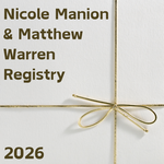 Nicole Manion and Matthew Warren Registry