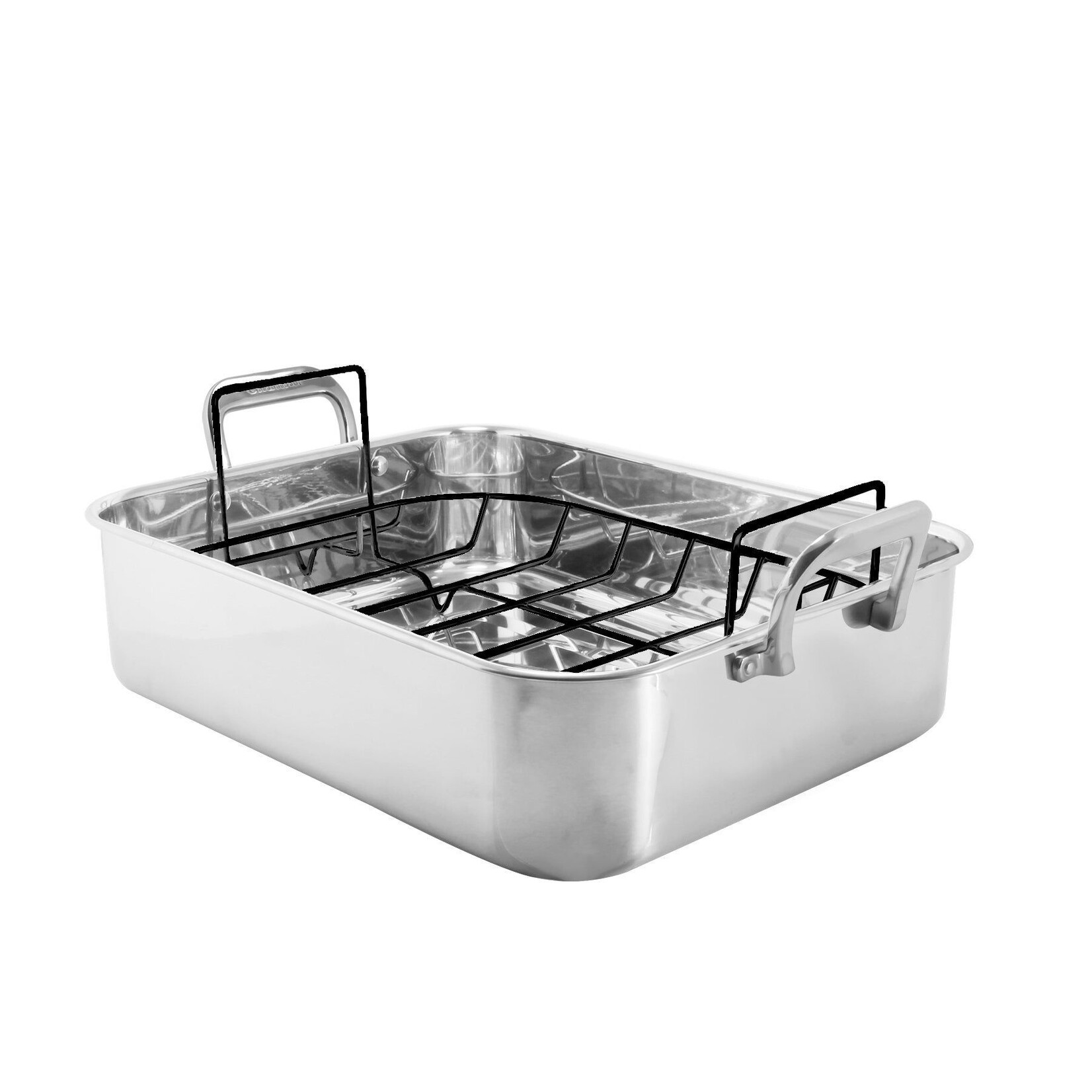 Stainless Steel Roaster with Nonstick Rack | Chantal