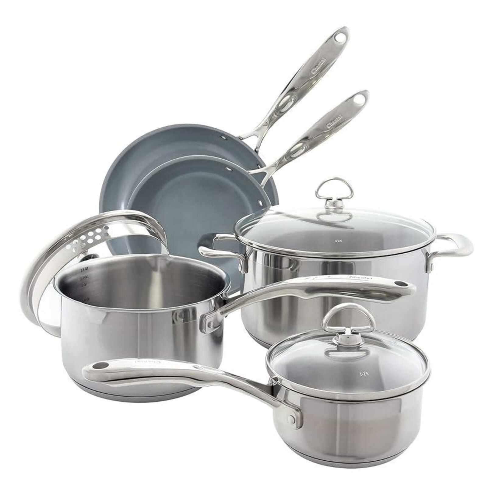 Induction 21 Steel Cookware Set (8 Pc.) | Chantal