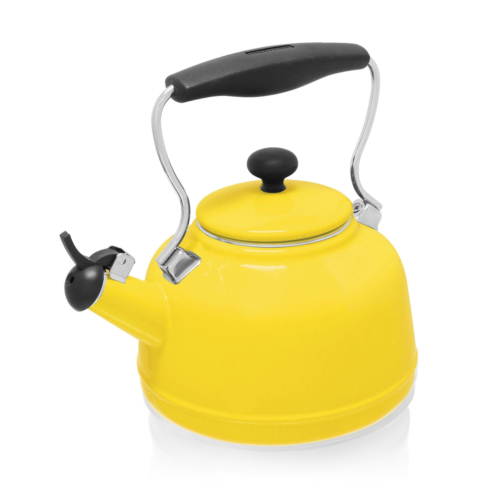 Enamel-on-Steel Vintage Teakettle (1.7 Qt.) - Canary Yellow | Chantal