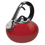 Enamel-on-Steel Loop Teakettle (1.8 Qt.) - Chili Red | Chantal
