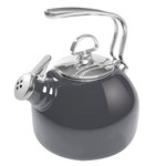 Enamel-on-Steel Classic Teakettle (1.8 Qt.) - Onyx | Chantal