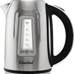 Chantal 1.8 QT Jupiter Electric Kettle, Stainless Steel, Silver | Chantal
