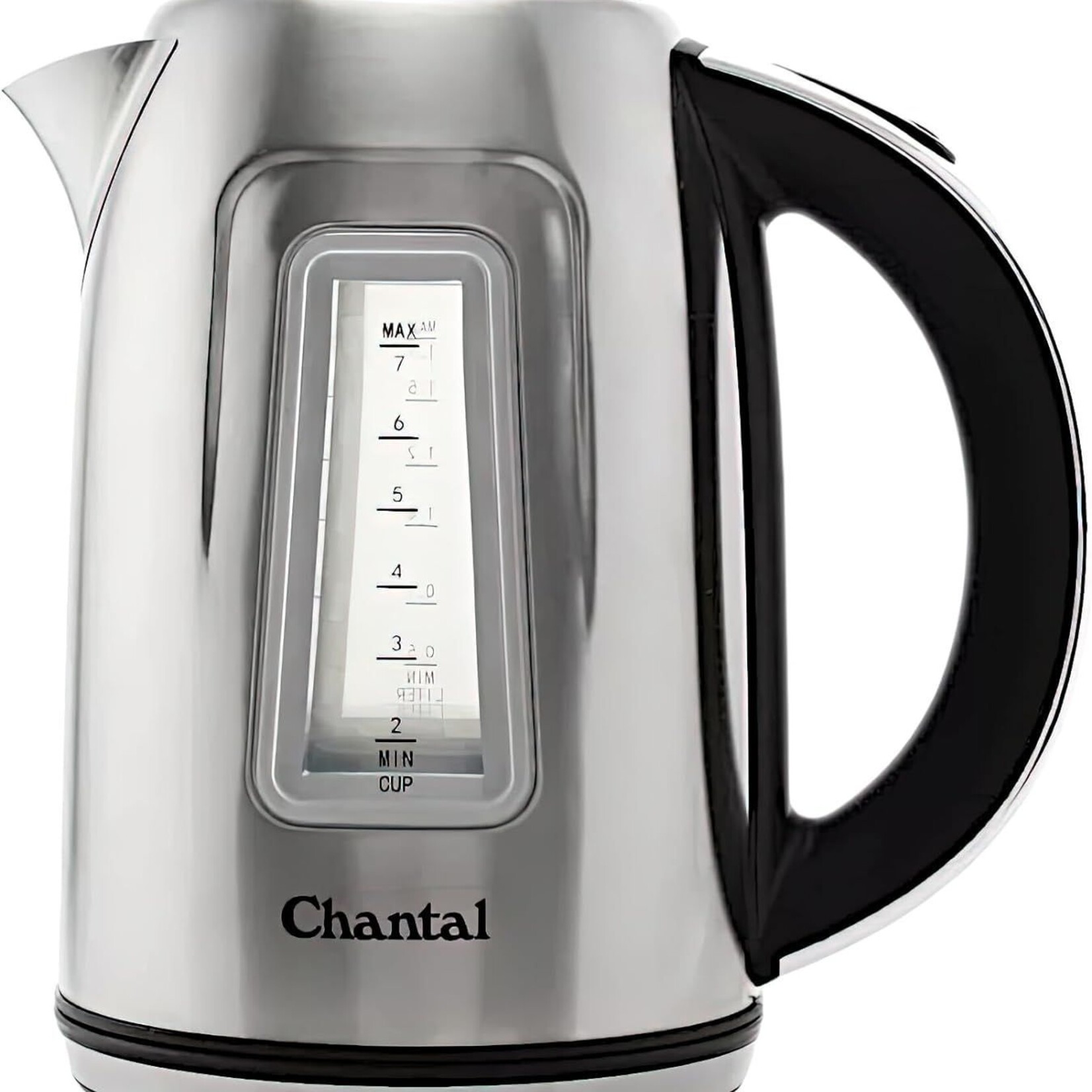 Chantal 1.8 QT Jupiter Electric Kettle, Stainless Steel, Silver | Chantal