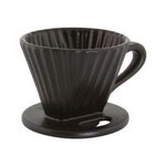 Ceramic Filter (8oz) - Design inspired by the shape of the Lotus flower - Matte Black | Chantal