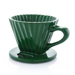 Ceramic Filter (8oz) - Design inspired by the shape of the Lotus flower - Green | Chantal