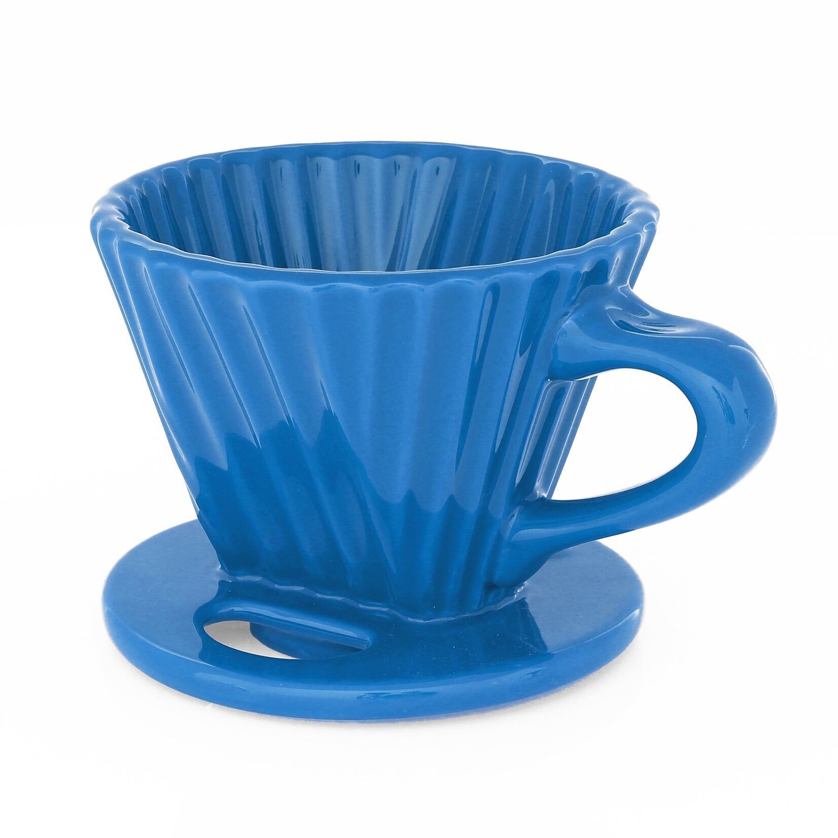 Ceramic Filter (8oz) - Design inspired by the shape of the Lotus flower - Blue Cove | Chantal