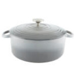 Cast Iron Dutch Oven (5 Qt.) - Ombre Fade Grey | Chantal