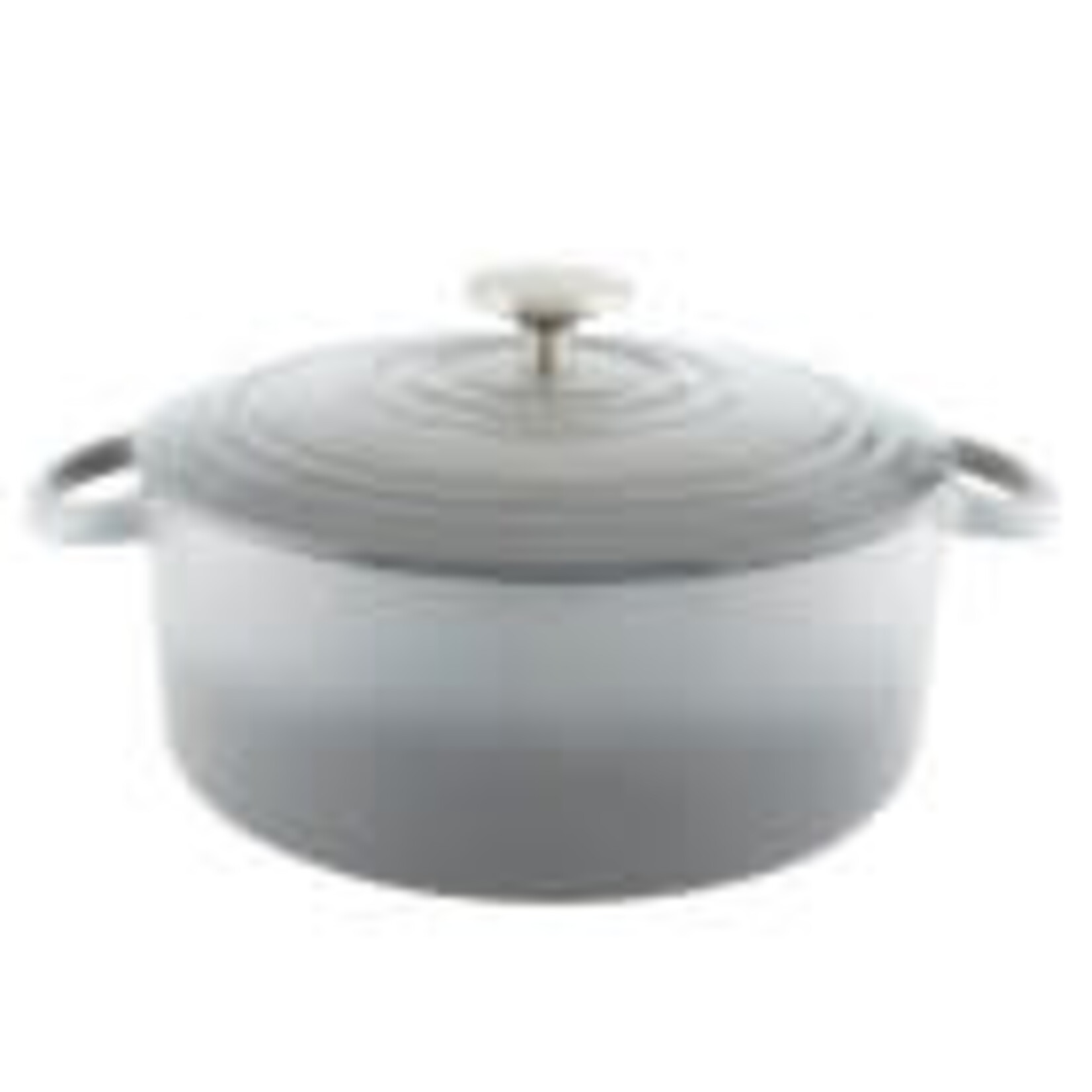 Cast Iron Dutch Oven (5 Qt.) - Ombre Fade Grey | Chantal