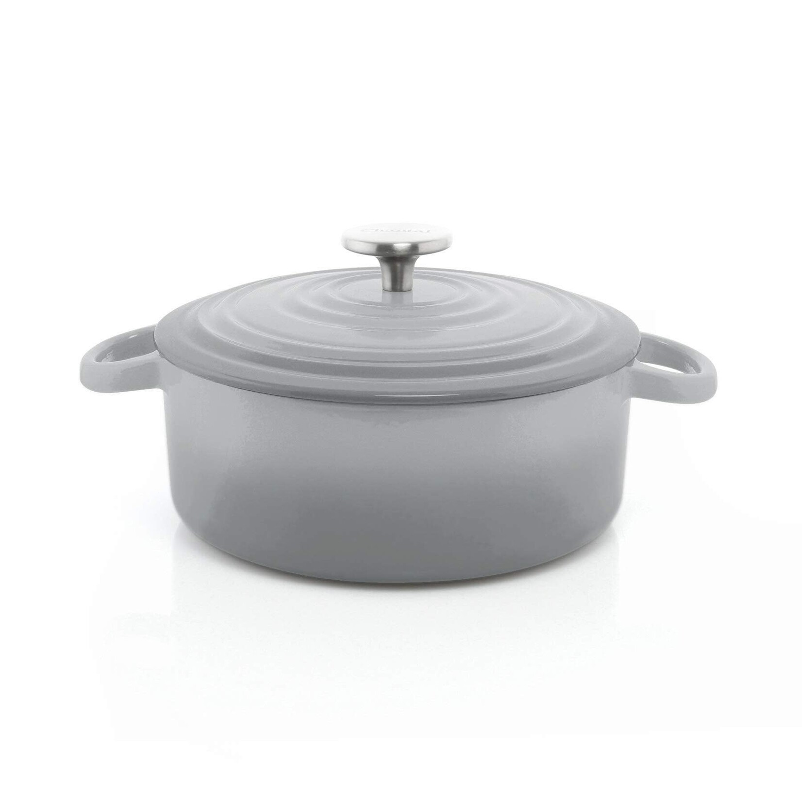 Cast Iron Dutch Oven (3 Qt.) - Ombre Fade Grey | Chantal