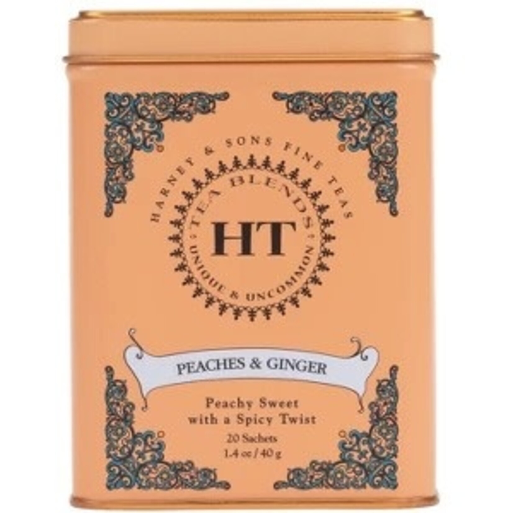 Harney & Sons 20ct Peaches & Ginger Sachets | Harney & Sons