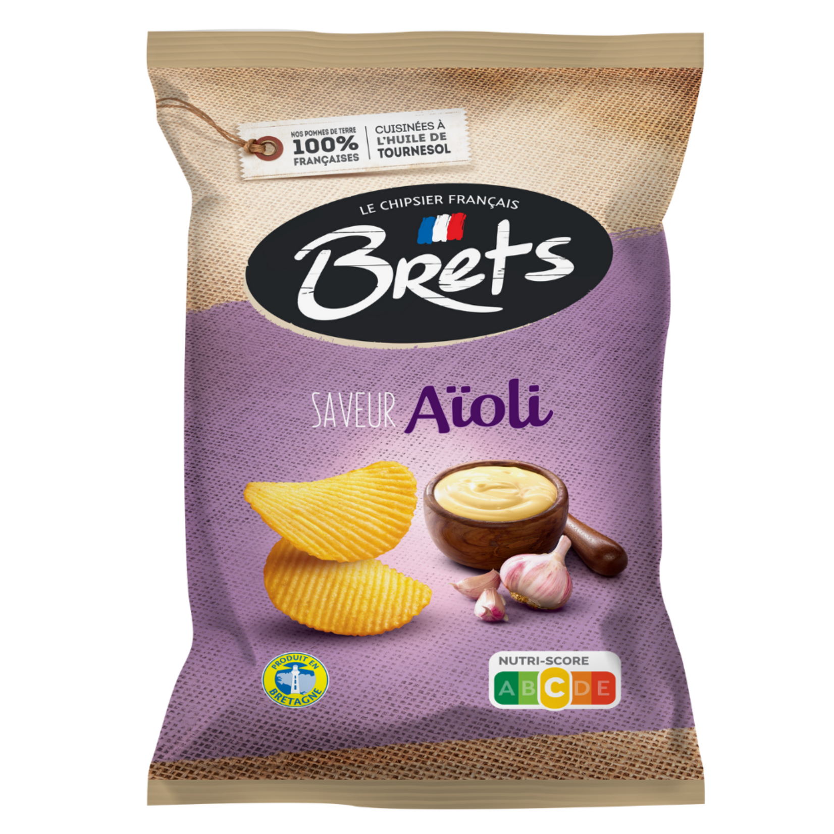 French Feast Brets Potato chips Garlic aioli