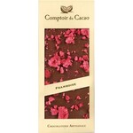French Feast Comptoir du Cacao Dark chocolate bar w/ raspberry